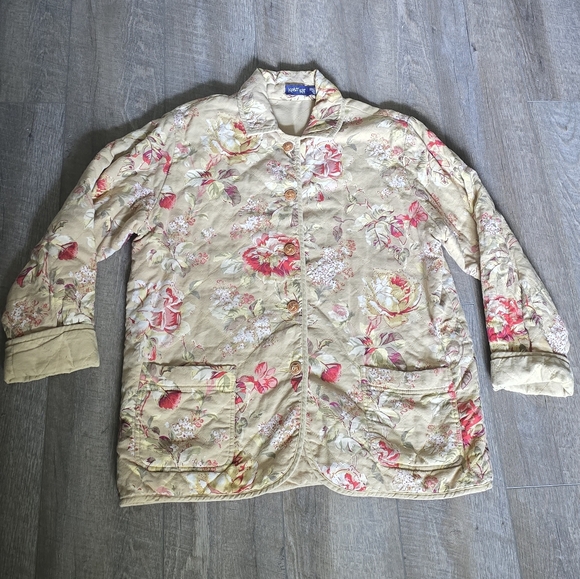 Vintage Floral Quilted Jacket - Picture 1 of 8
